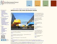 Tablet Screenshot of peter-bruckmann-schule.de